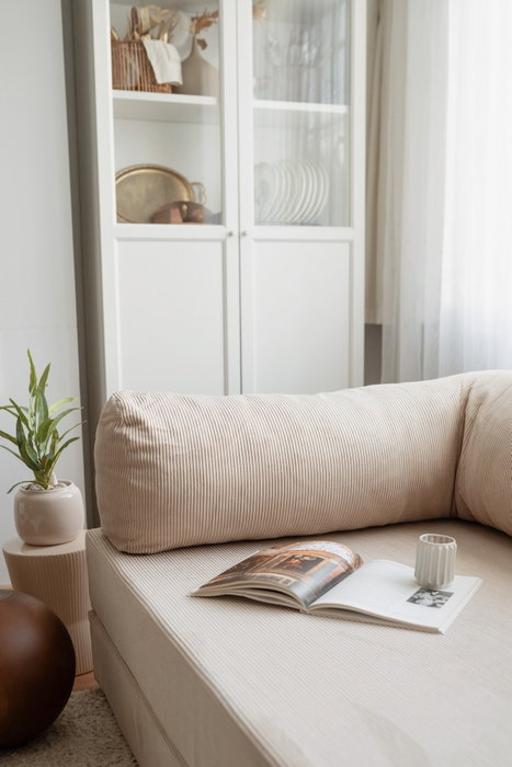 Atelier Del Sofa Nook - Sofá-Cama de 3 Plazas Beige